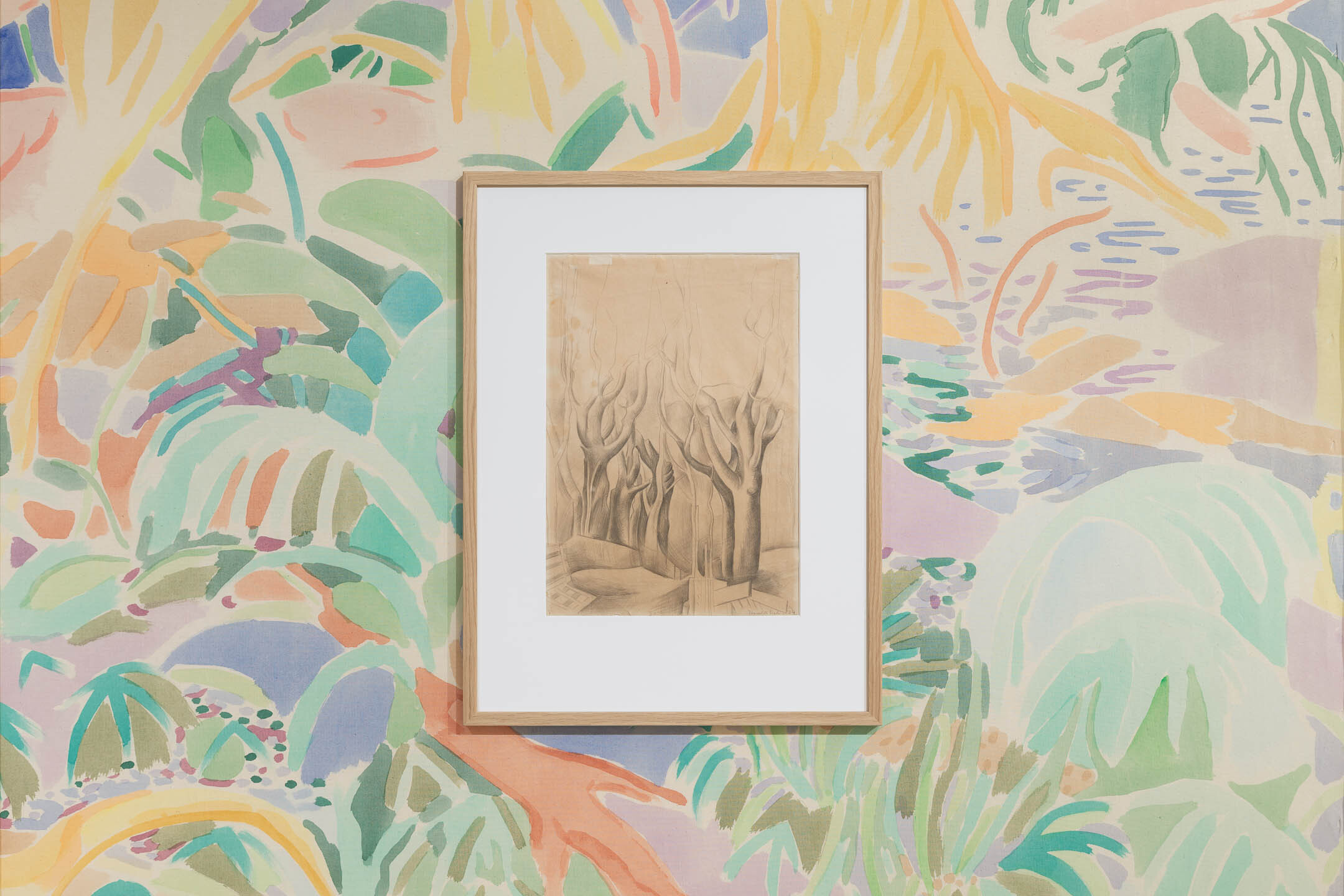 Andreas Siqueland, The framed forest, 2023, Harald Dal, Trestammer, 1924